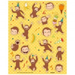 Curious George Stickers (Set of 80) | Curious George Party Supplies