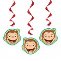Curious George Swirl Decorations (Pack of 3)