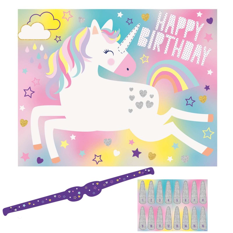 Rainbow Unicorn Party Game | Unicorn Party Supplies