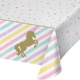 Unicorn Sparkle Plastic Tablecloth | Unicorn Party Supplies