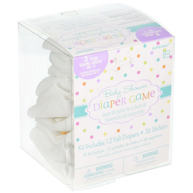baby shower diaper game kit