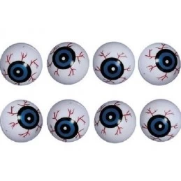 Ping Pong Style Eyeballs (Set  of 8) | Halloween