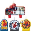 Spiderman Candles (Set of 4)
