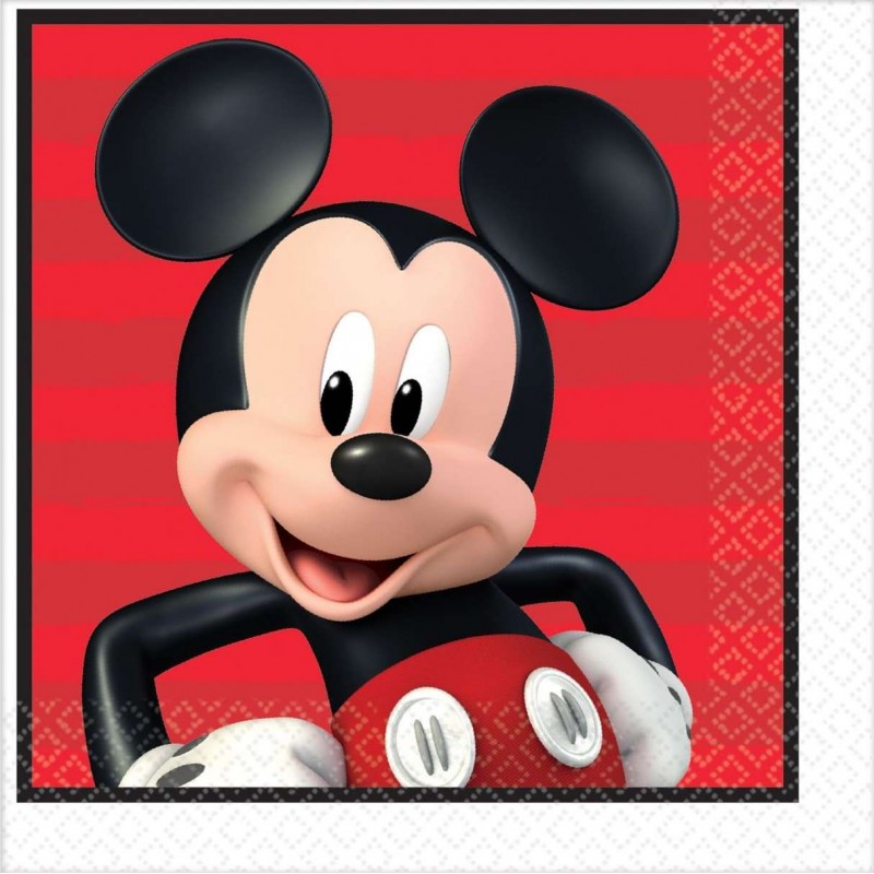 Mickey Mouse On The Go Large Napkins (Pack of 16) | Discontinued