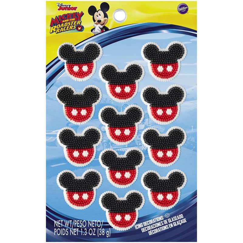 Wilton Mickey Mouse Icing Decoration Pack Of 12 Mickey Mouse