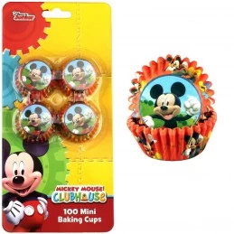 Mickey Mouse Mini Baking Cups (Pack of 100) | Discontinued Party Supplies