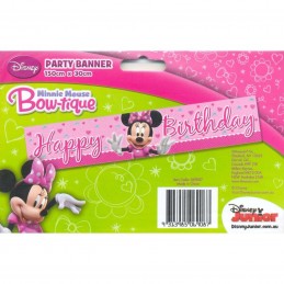 Minnie Mouse Birthday Banner | Discontinued Party Supplies