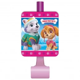 Paw Patrol Girl Party Blowers (Pack of 8) | Paw Patrol Party Supplies