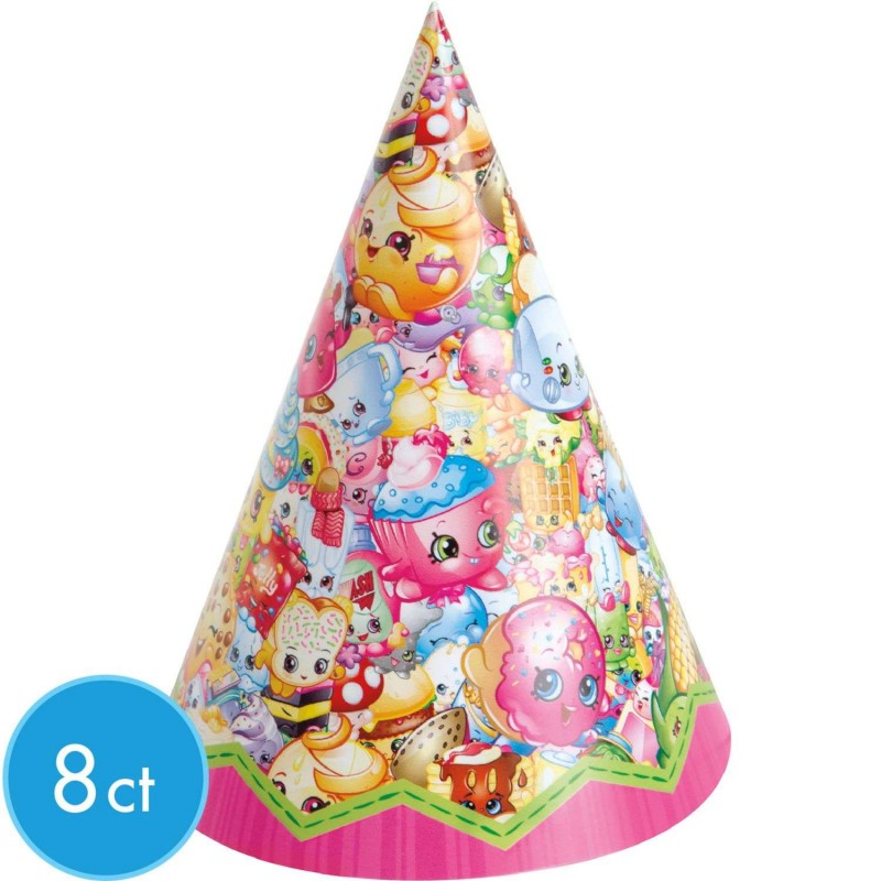 Shopkins Party Hats (Pack of 8) | Shopkins
