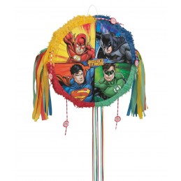 Justice League Pull String Pinata | Justice League Party Supplies