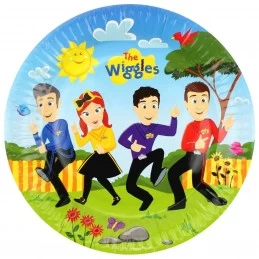 The Wiggles Large Plates (Pack of 8) | Wiggles Party Supplies