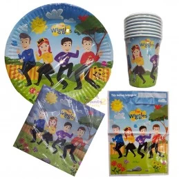 The Wiggles Party Pack (40 Pieces for 8 Guests) | Wiggles Party Supplies