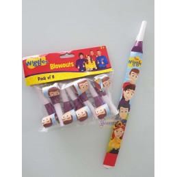The Wiggles Party Blowers (Pack of 8) | Wiggles Party Supplies