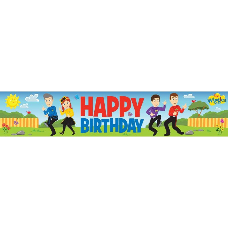 The Wiggles Plastic Party Banner | Wiggles Party Supplies