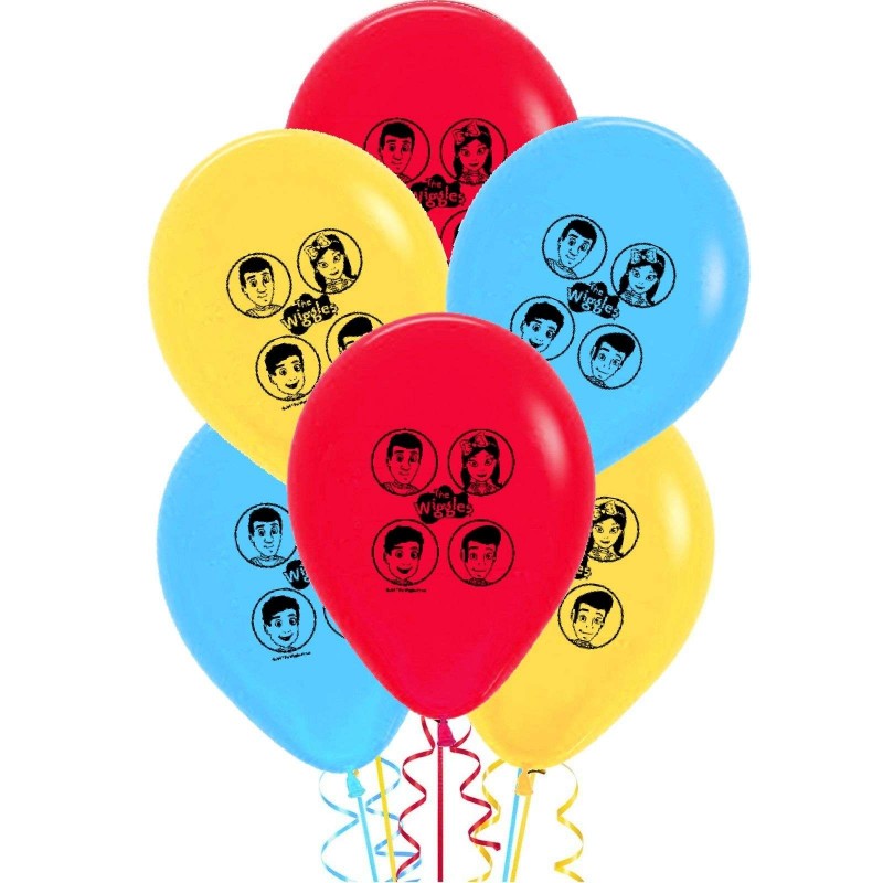 The Wiggles Latex Balloons (Pack of 6) | Wiggles Party Supplies