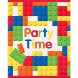 Block Party Loot Bags (Pack of 8) | Lego Party Supplies