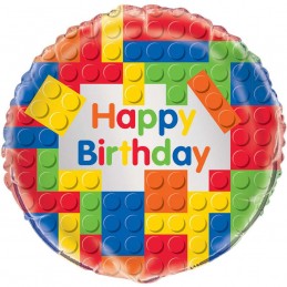 Block Party Foil Balloon | Lego Party Supplies