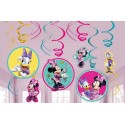 Minnie Mouse Swirl Decorations (Pack of 12)