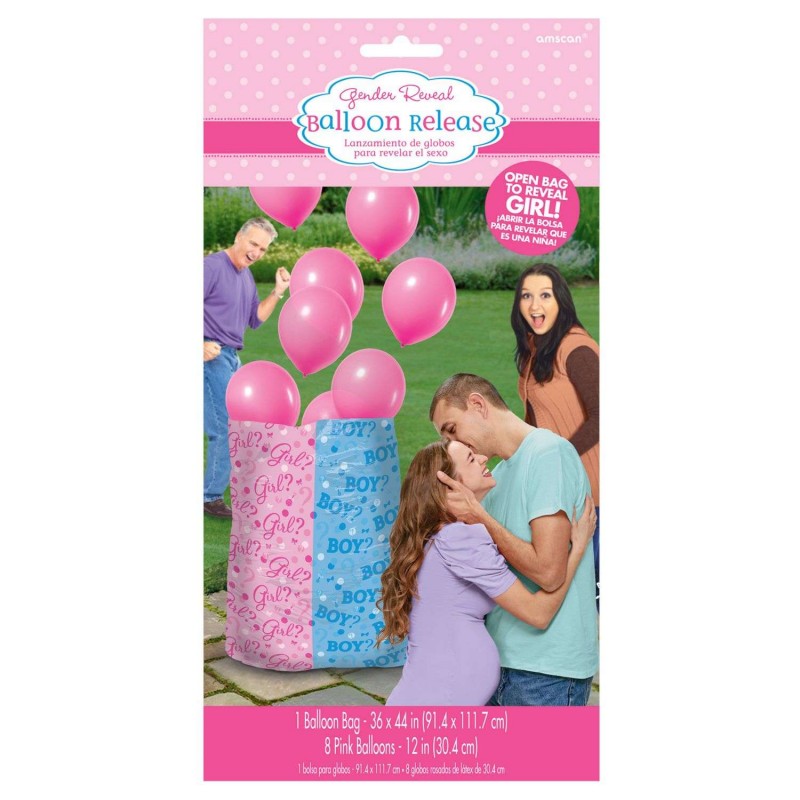 Gender Reveal Girl Balloon Kit | Discontinued Party Supplies