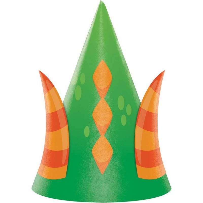 Dragons Party Hats (Pack of 8) | Dragons Party Supplies
