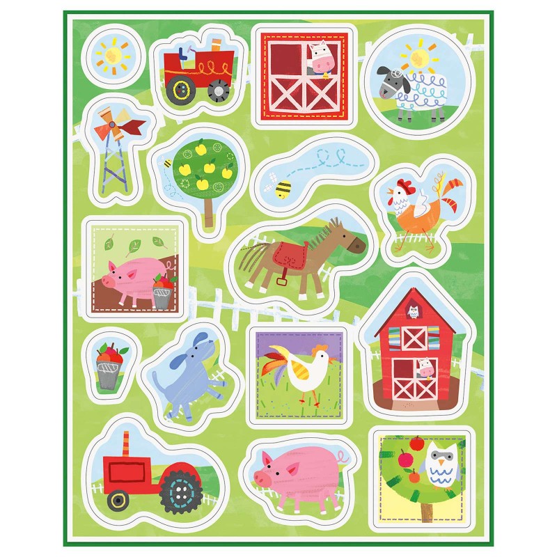 Farm Party Stickers (Set of 68) | Farm Party Party Supplies