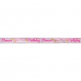 Pink Princess Foil Banner | Discontinued Party Supplies
