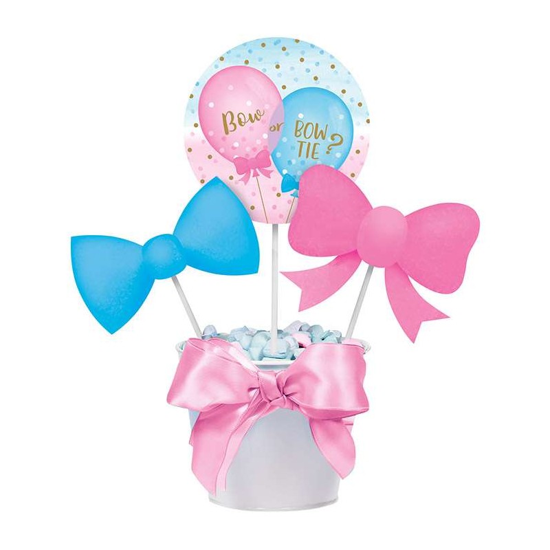 Gender Reveal Balloons Party Centrepiece Sticks (Set of 3) | Gender Reveal Party Supplies