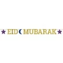 Glitter Eid Mubarak Banner