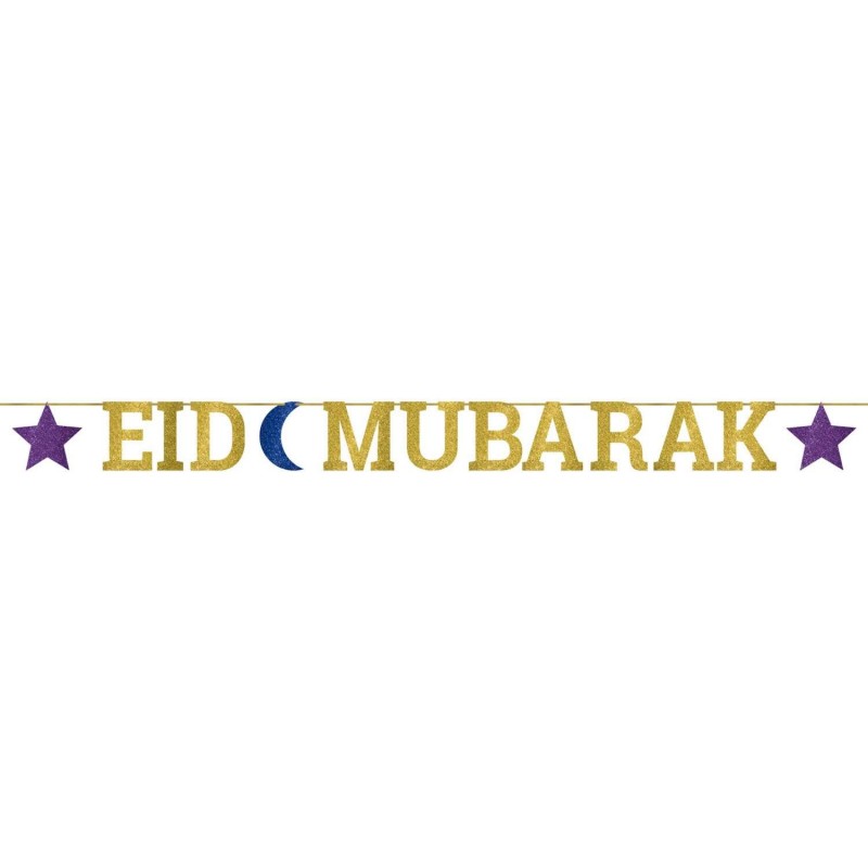 Eid Mubarak Glitter Banner Eid Mubarak Glitter Banner