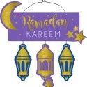 Glitter Ramadan Kareem Sign