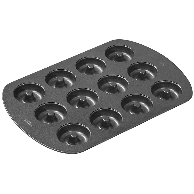 Wilton 12 Cavity Mini Donut Pan | Wilton Cake Decorating Supplies | Who ...