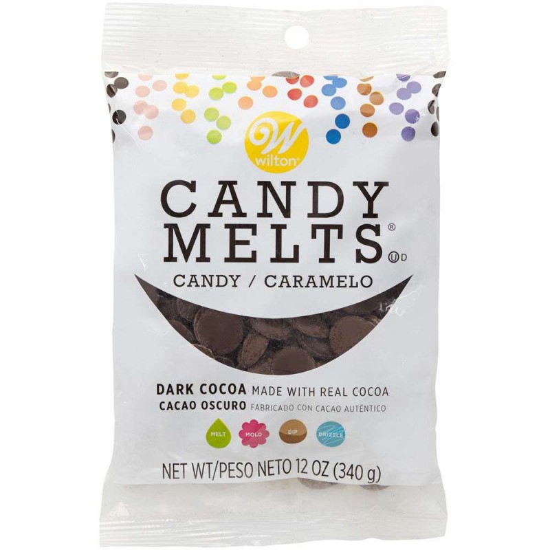 Wilton Candy Melts - Dark Cocoa 340G | Discontinued Party Supplies