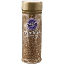 Wilton Gold Pearlized Sugar Sprinkles (148g) | Wilton Party Supplies