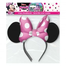 Minnie Mouse Headband Ears (Pack of 4) | Minnie Mouse