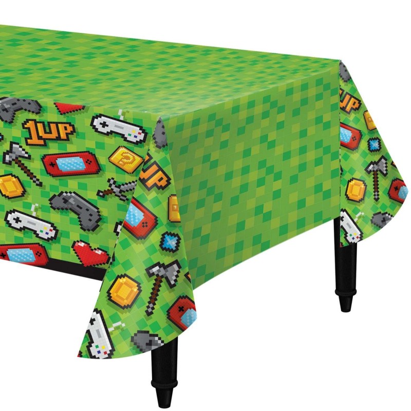 Video Game Party Plastic Tablecloth Video Game Party Plastic Tablecloth