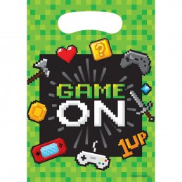 Video Game Party Bags (Pack of 8) | Video Game Party Supplies