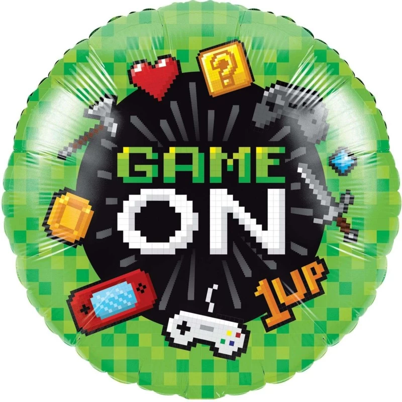 Gaming Party Foil Balloon | Video Game Party Supplies