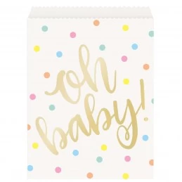 Oh Baby Paper Treats Bags (Pack of 8)