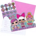 LOL Surprise Party Invitations Set (Pack of 8)