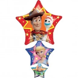 Toy Story 4 Giant Stacked Star Foil Balloon | Toy Story Party Supplies