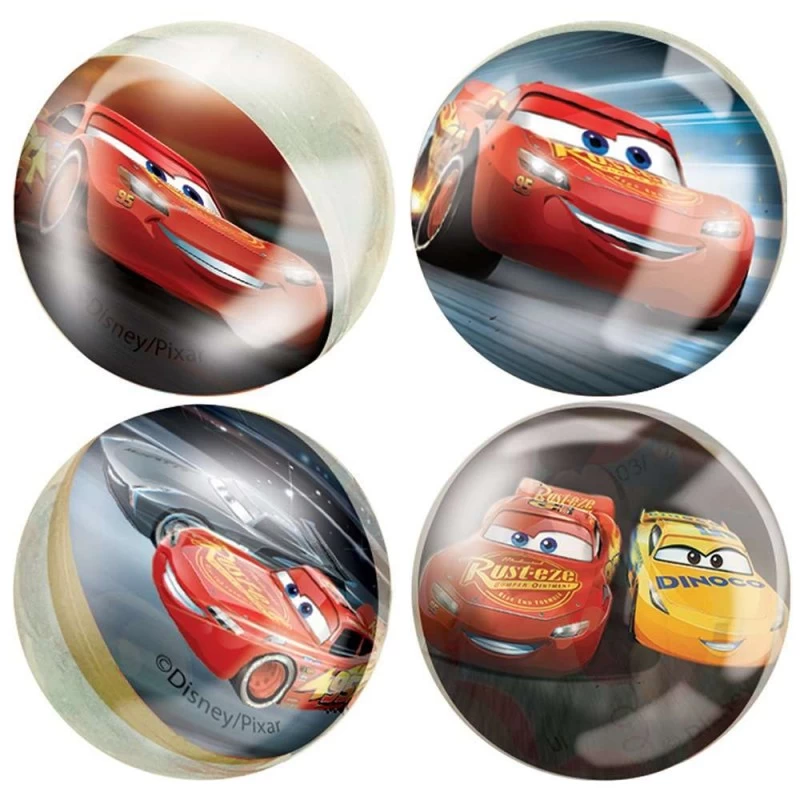 Disney Cars 3 Bouncy Balls (Pack of 4) | Cars Party Supplies