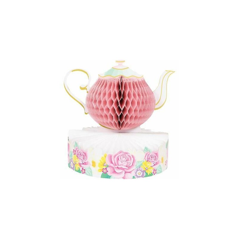 Floral Tea Party Teapot Centrepiece | Floral Tea Party Party Supplies