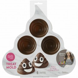 Wilton Silicone Poop Mold | Emoji Party Supplies