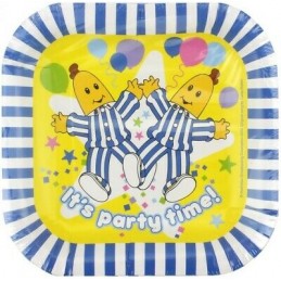 Bananas in Pyjamas Small Paper Plates (Pack of 8) | Bananas in Pyjamas Party Supplies