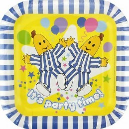 Bananas in Pyjamas Large Paper Plates (Pack of 8) | Bananas in Pyjamas Party Supplies