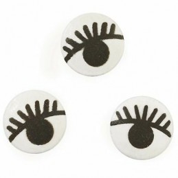 Wilton Candy Eyeballs with Lashes (Pack of 24) | Wilton Party Supplies
