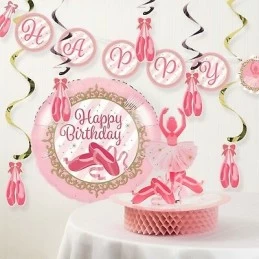Ballerina Happy Birthday Banner | Ballerina Party Supplies