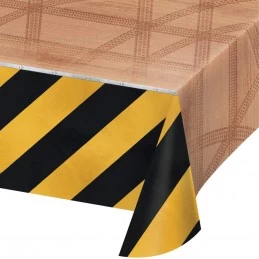 Construction Big Dig Plastic Tablecloth | Construction Party Supplies