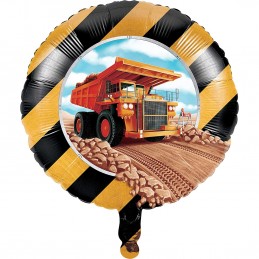 Construction Big Dig Foil Balloon | Construction Party Supplies