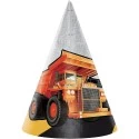 Big Dig Construction Party Hats (Pack of 8)